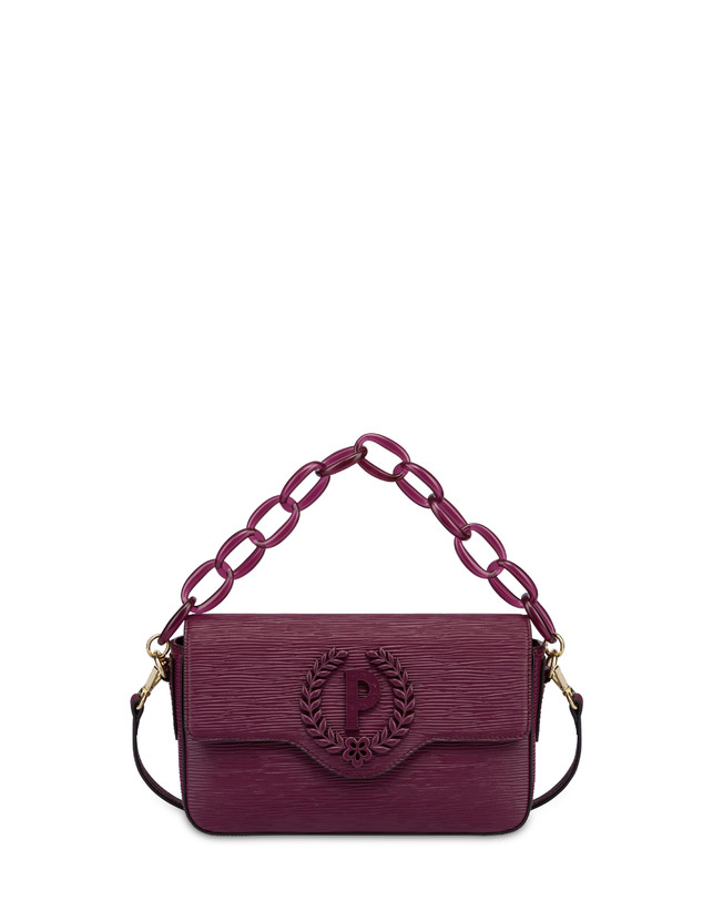 Pollini Candy Bag Con Maxi Catena Burgundy Offerte esclusive