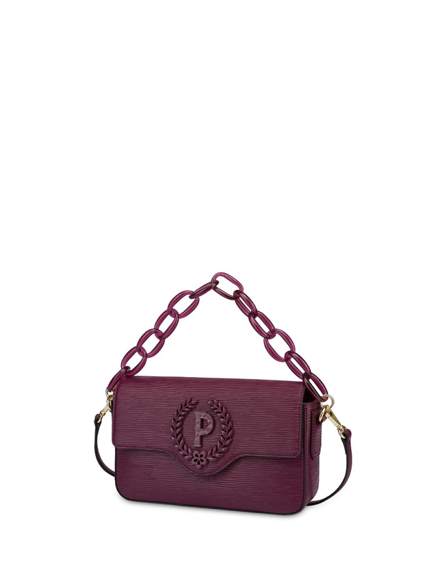 Pollini Candy Bag Con Maxi Catena Burgundy Offerte esclusive