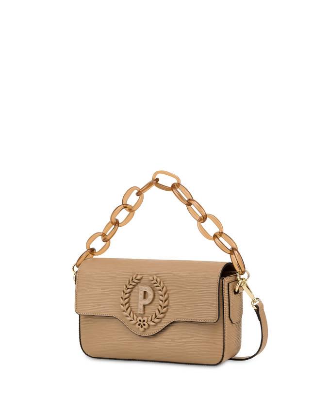 Pollini Candy Bag Con Maxi Catena Taupe Lightning offer