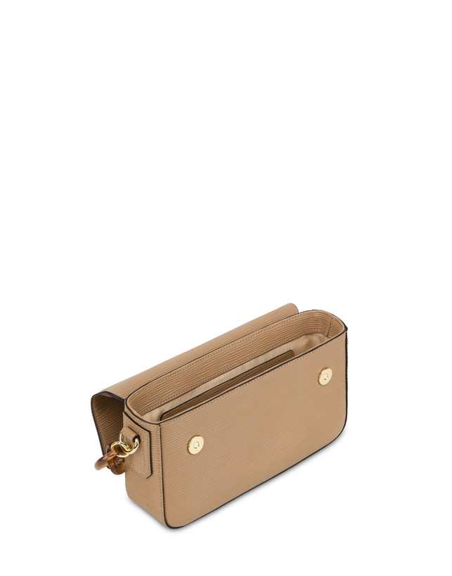 Pollini Candy Bag Con Maxi Catena Taupe Lightning offer