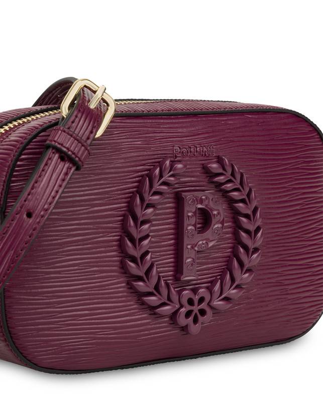 Pollini Camera Bag Enamel Allure Burgundy Grandi sconti