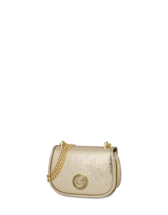 Pollini Mini Borsa Laminata Sara Oro Offerte speciali