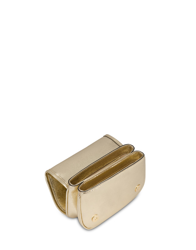 Pollini Mini Borsa Laminata Sara Oro Offerte speciali
