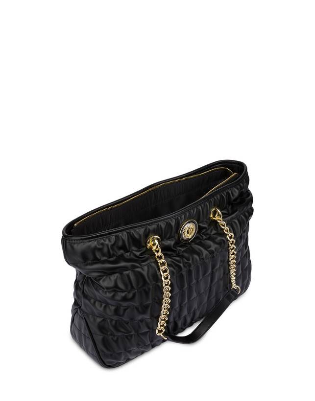 Pollini Borsa Doppio Manico Wrinky Nero/nero Sconti VIP