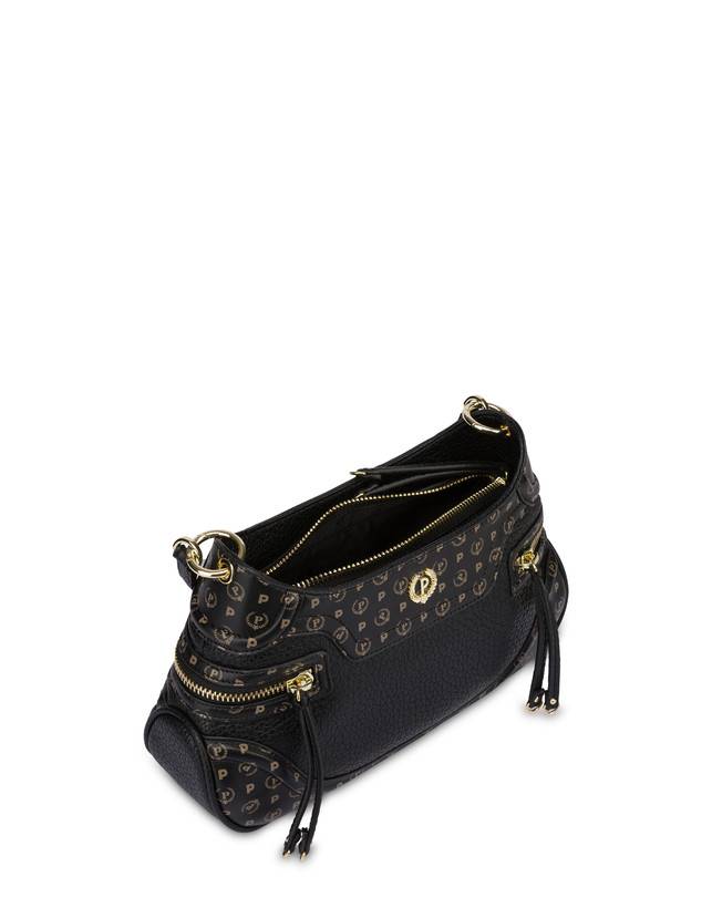 Pollini Borsa A Spalla Zipper Nero/nero Ritorno libero