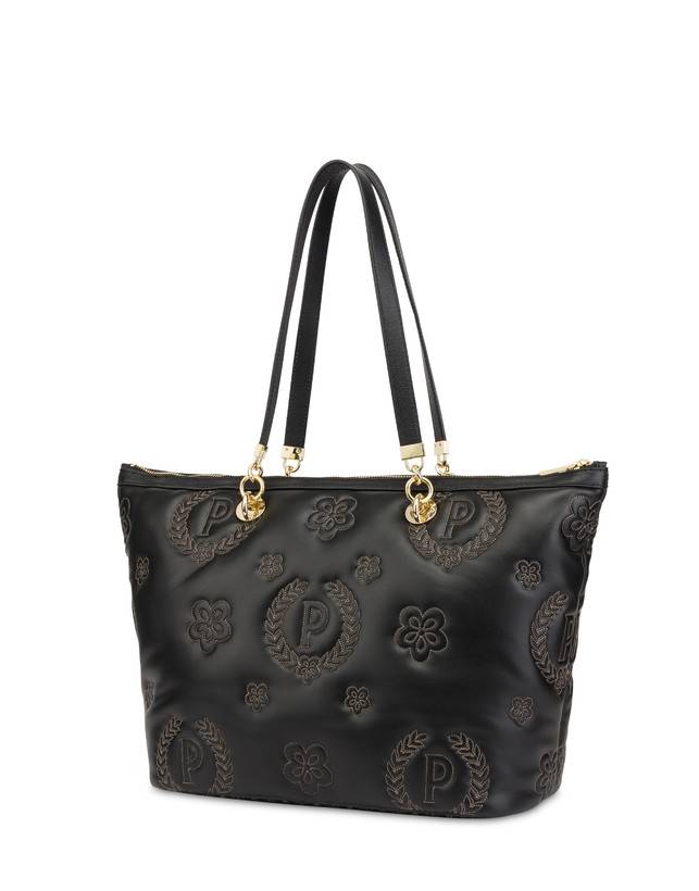 Pollini Shopping Bag Con Manici Intercambiabili Puffy Heritage Nero/nero/nero ACQUISTA ORA