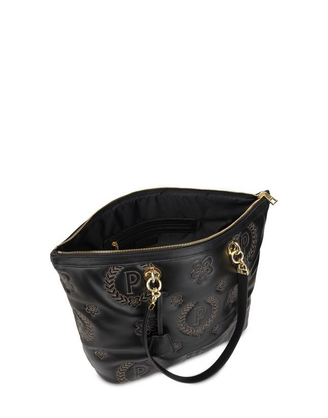 Pollini Shopping Bag Con Manici Intercambiabili Puffy Heritage Nero/nero/nero ACQUISTA ORA