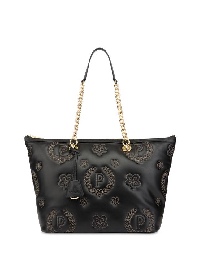 Pollini Shopping Bag Con Manici Intercambiabili Puffy Heritage Nero/nero/nero ACQUISTA ORA