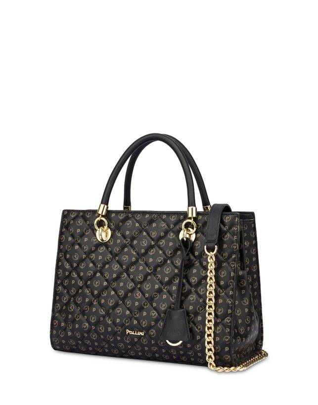 Pollini Shopping Bag Heritage Matelassé Nero/nero Trasporto libero internazionale