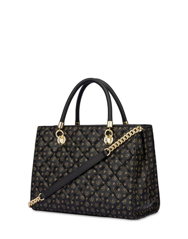 Pollini Shopping Bag Heritage Matelassé Nero/nero Trasporto libero internazionale