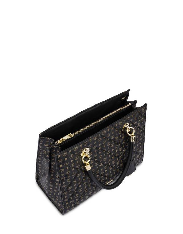 Pollini Shopping Bag Heritage Matelassé Nero/nero Trasporto libero internazionale
