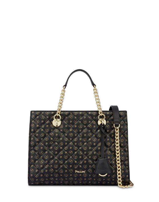 Pollini Shopping Bag Heritage Matelassé Nero/nero Trasporto libero internazionale