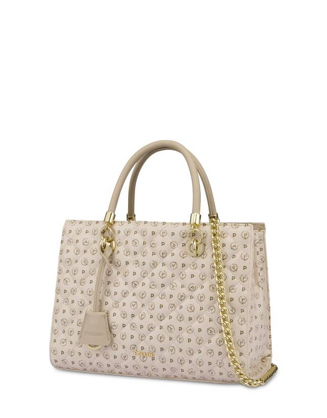 Pollini Shopping Bag Heritage Matelassé Avorio/avorio Officina