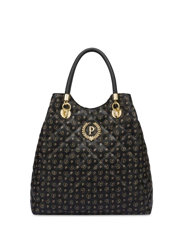 Pollini Borsa Doppio Manico Heritage Matelassé Nero/nero
