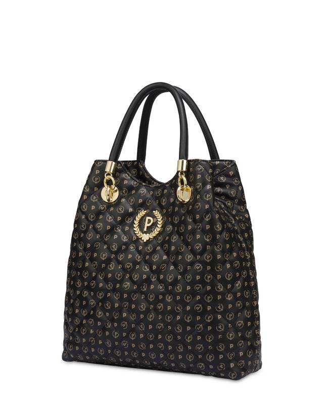 Pollini Borsa Doppio Manico Heritage Matelassé Nero/nero Black Friday Prezzi