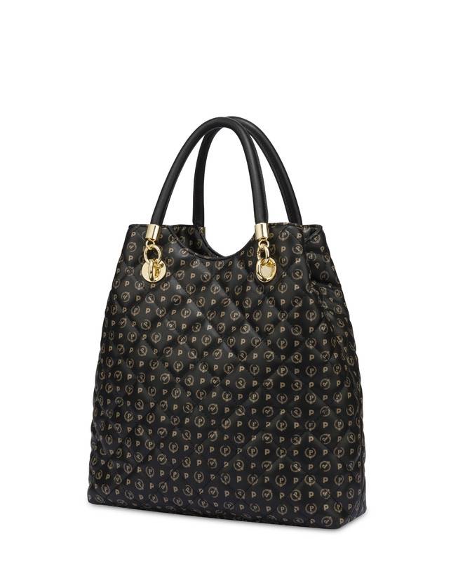 Pollini Borsa Doppio Manico Heritage Matelassé Nero/nero Black Friday Prezzi