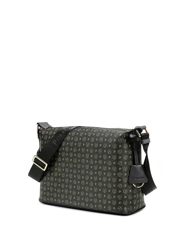 Pollini Borsa Hobo Heritage Logo Classic Nero/nero Duty-free