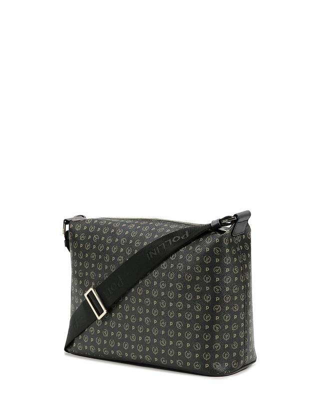 Pollini Borsa Hobo Heritage Logo Classic Nero/nero Duty-free