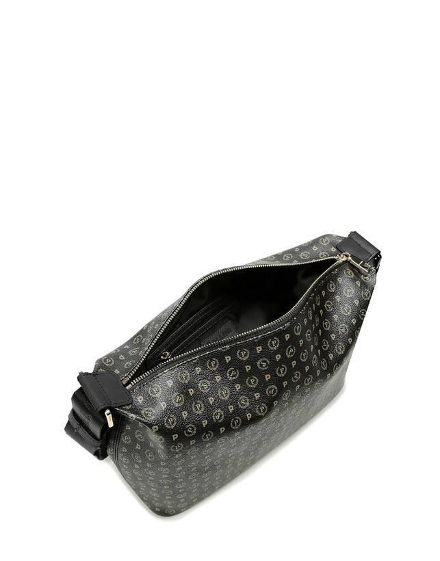 Pollini Borsa Hobo Heritage Logo Classic Nero/nero Duty-free