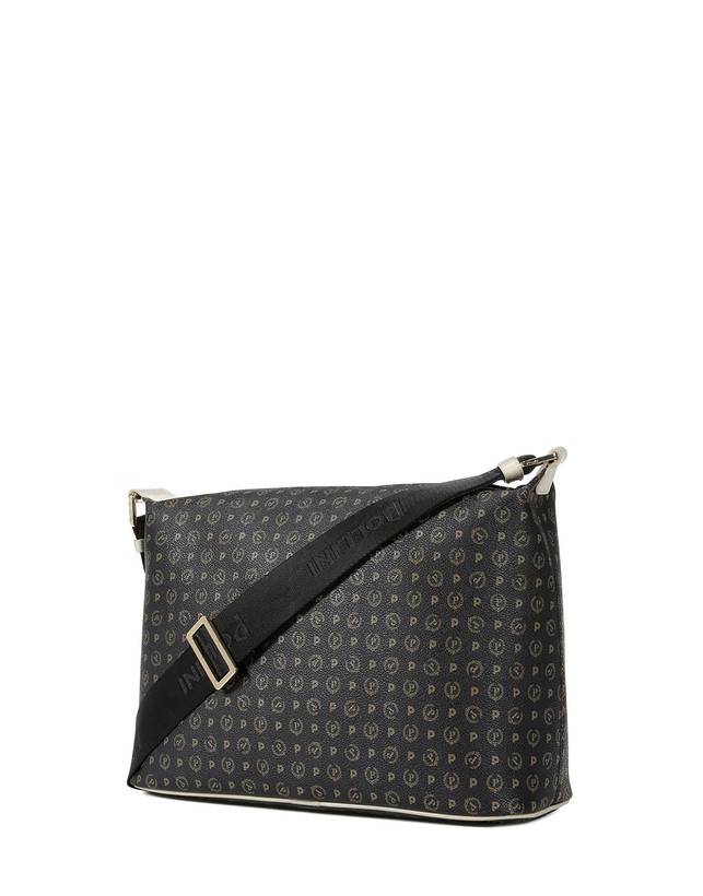 Pollini Borsa Hobo Heritage Logo Classic Nero/avorio 50% di sconto per tempo limitato