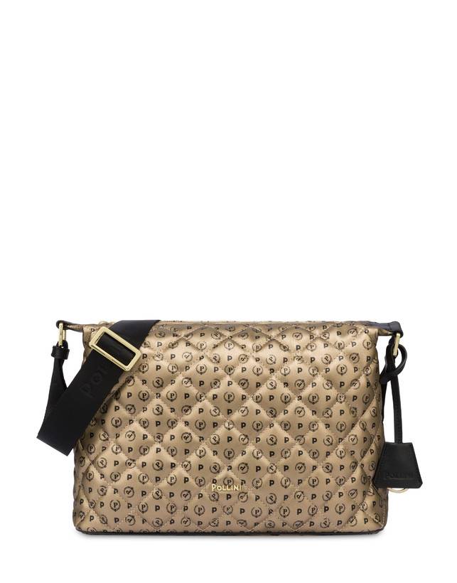 Pollini Borsa A Spalla Heritage Matelassé Oro/nero Italy