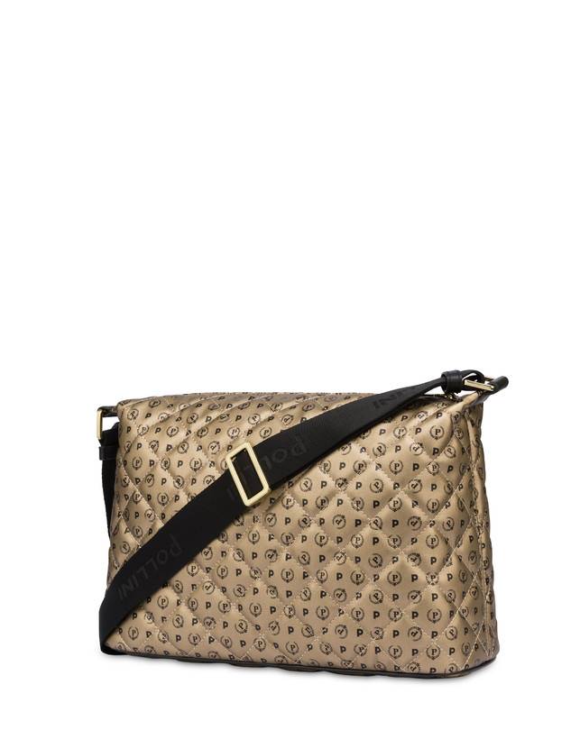 Pollini Borsa A Spalla Heritage Matelassé Oro/nero Italy