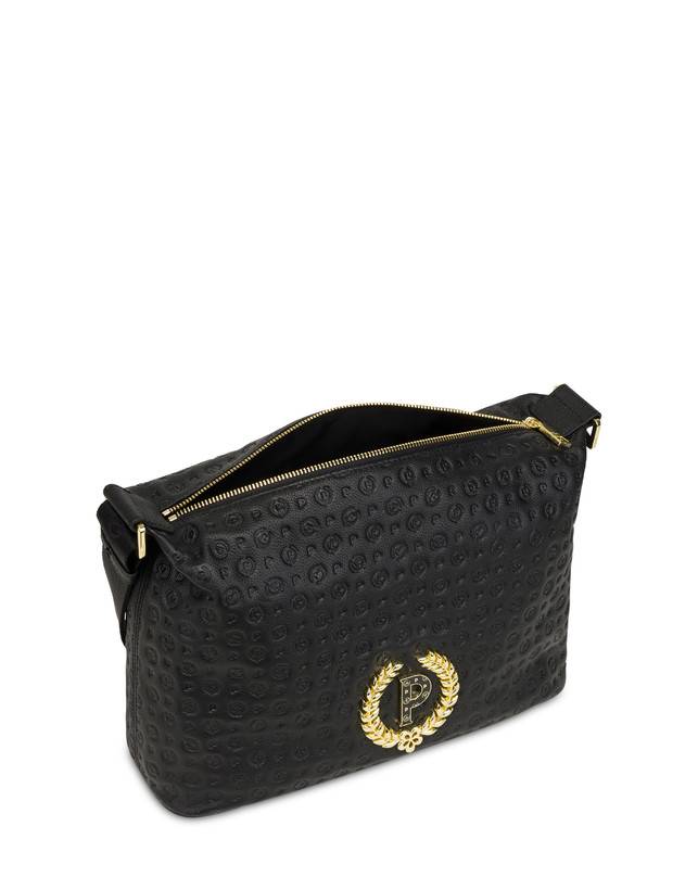 Pollini Borsa A Spalla Con Tracolla Regolabile Heritage Logo Embossed Nero Qualità