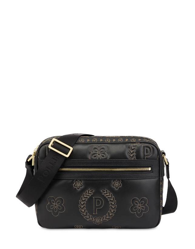 Pollini Borsa A Tracolla Puffy Heritage Nero/nero/nero Vendita