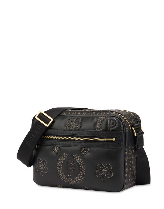Pollini Borsa A Tracolla Puffy Heritage Nero/nero/nero Vendita