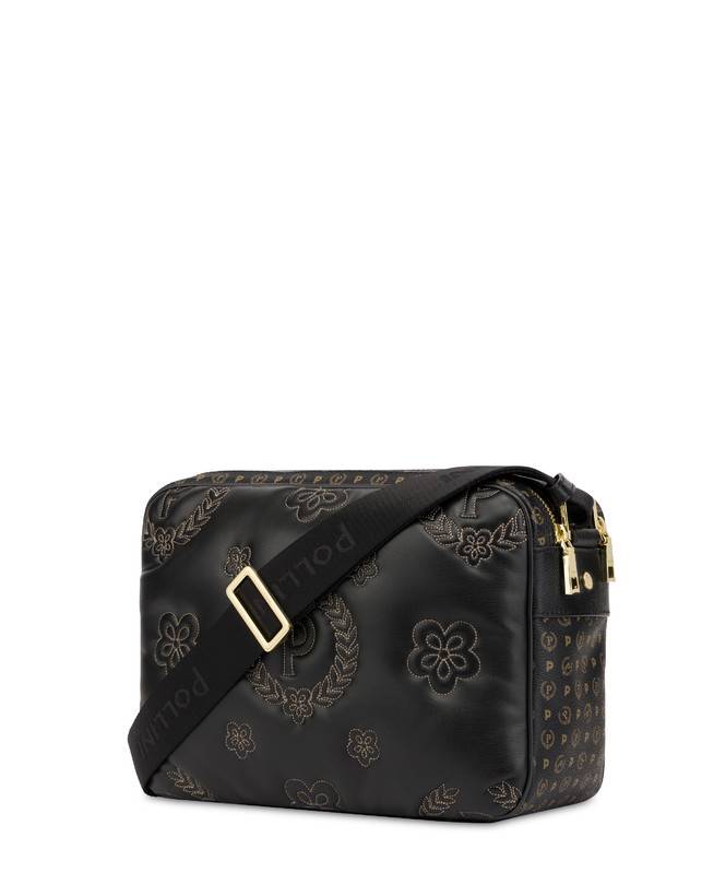 Pollini Borsa A Tracolla Puffy Heritage Nero/nero/nero Vendita