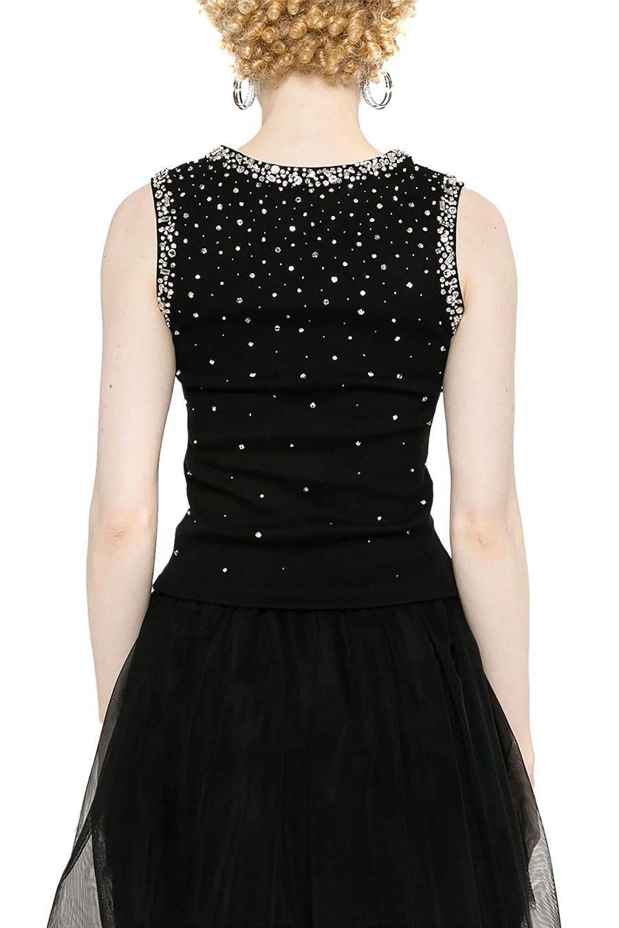 DES PHEMMES  Maglia Nera in Cotone DES PHEMMES per Donna - DP613110 Qualità
