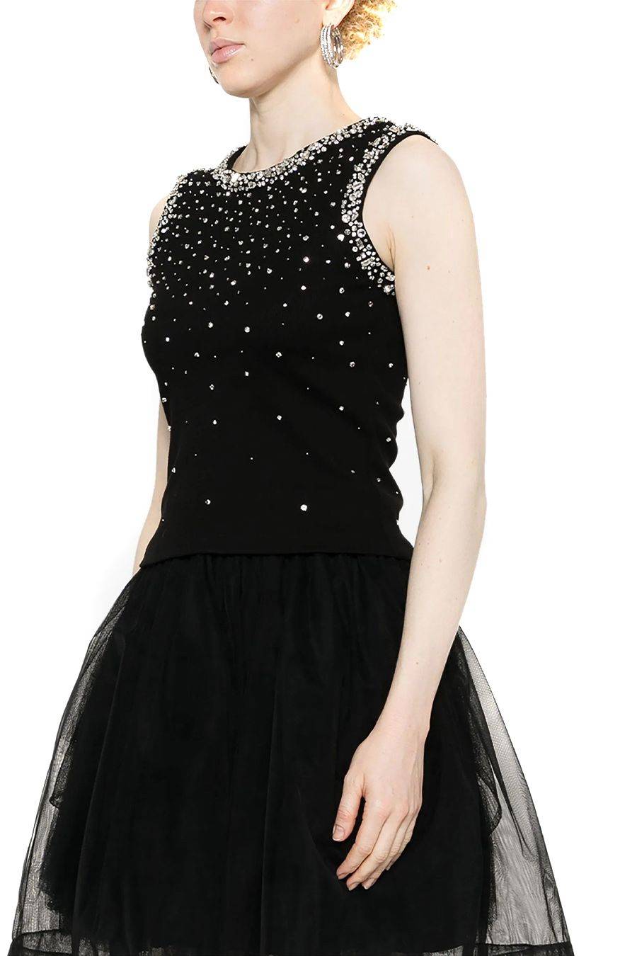 DES PHEMMES  Maglia Nera in Cotone DES PHEMMES per Donna - DP613110 Qualità
