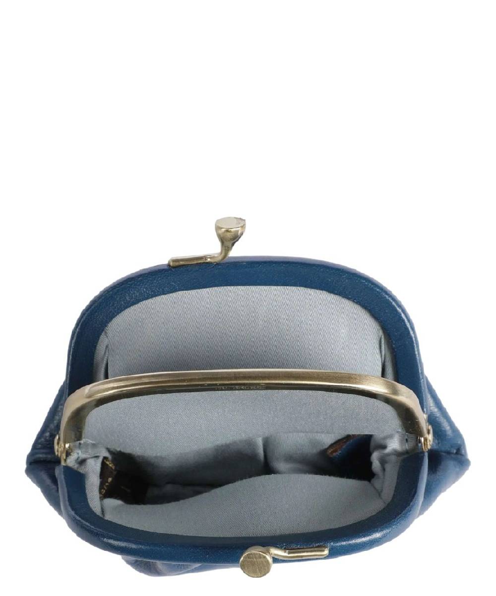 THE BRIDGE  Portamonete Elegante in Pelle Blu di The Bridge Vendite stagionali