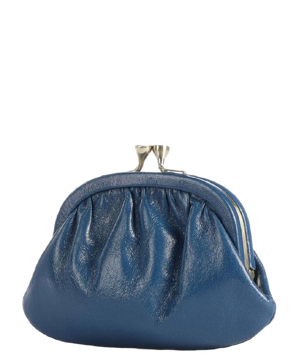 THE BRIDGE  Portamonete Elegante in Pelle Blu di The Bridge Vendite stagionali