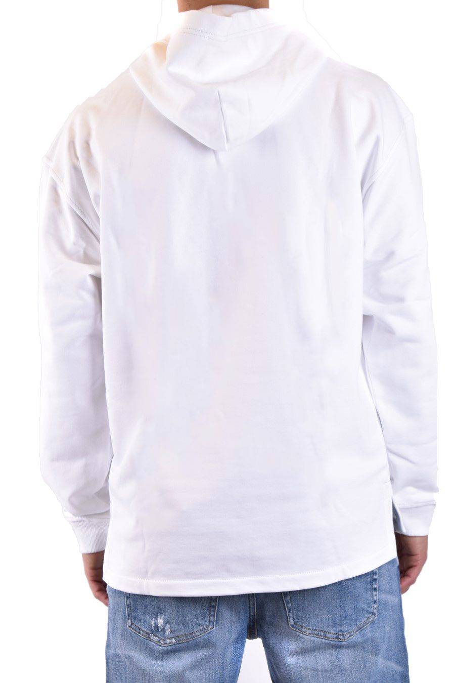 DIESEL  Felpa di Cotone Bianca Uomo DIESEL A12153 0IAJH100 Super Saving Price