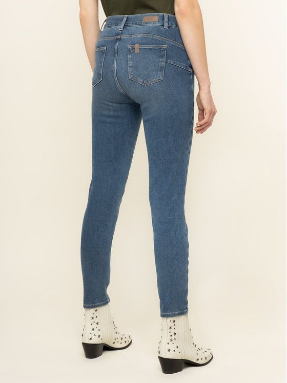 LIU JO  Pantaloni Donna Skinny Fit Blu in Cotone LIU JO Offerta settimanale