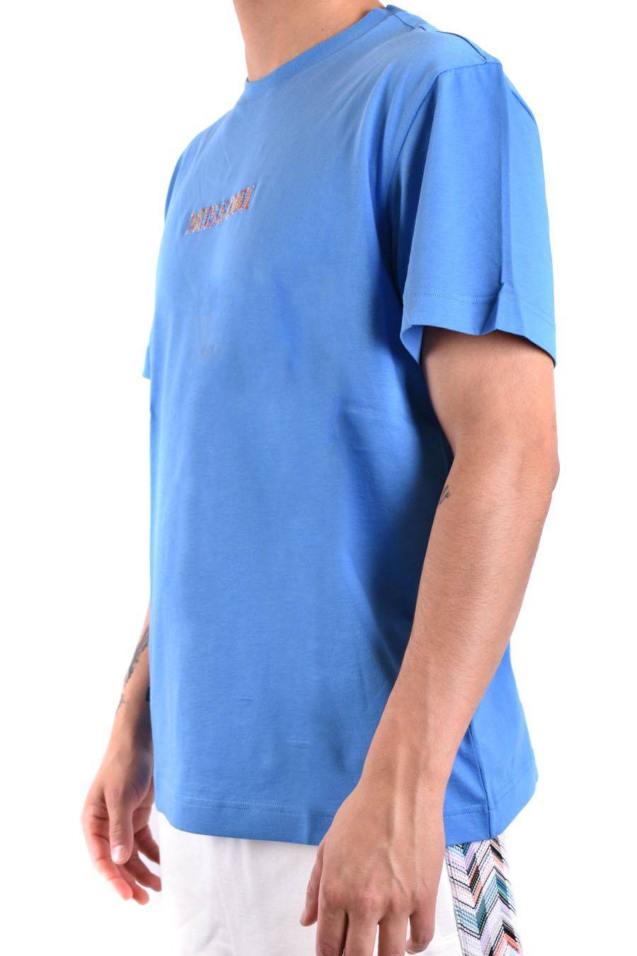 MISSONI  Polo Blu in Cotone da Uomo - MISSONI UC24SL01-BJ00C7S72E9 Latest stili
