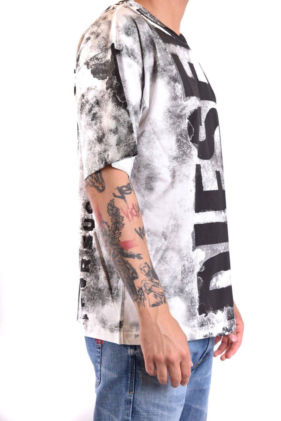 DIESEL  T-Shirt Diesel Multicolore in Cotone per Uomo Fino al 50% di sconto