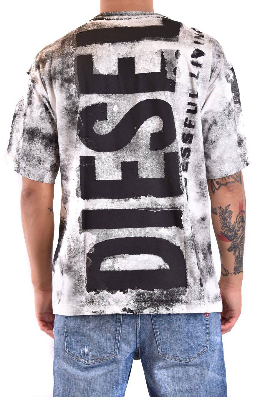 DIESEL  T-Shirt Diesel Multicolore in Cotone per Uomo Fino al 50% di sconto