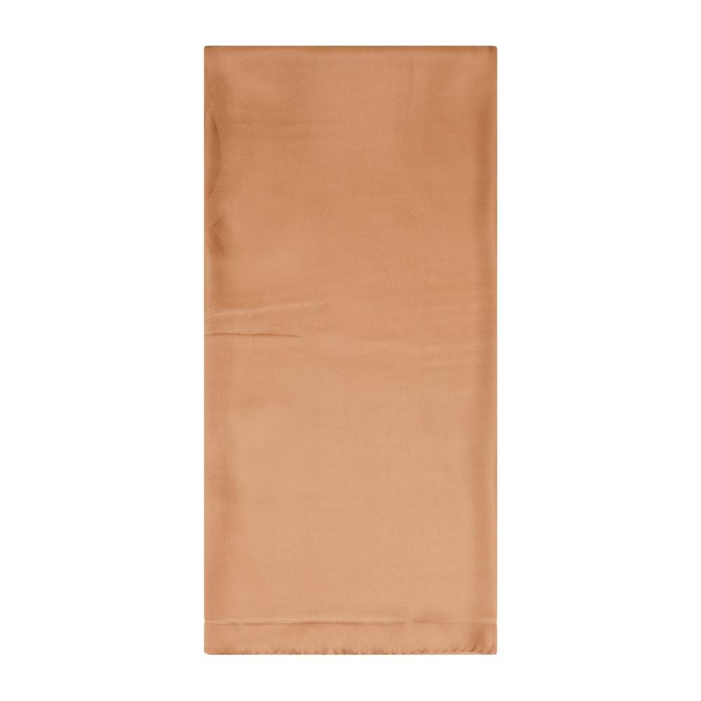 SAINT LAURENT Foulard di Seta Marrone SAINT LAURENT - Accessori Eleganti da Donna