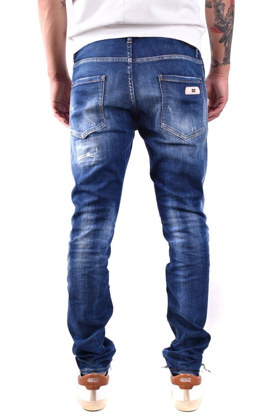 DSQUARED2  Jeans Blu Elasticizzati Uomo DSQUARED2 S71LB1365 Discount Store per i nuovi prodotti