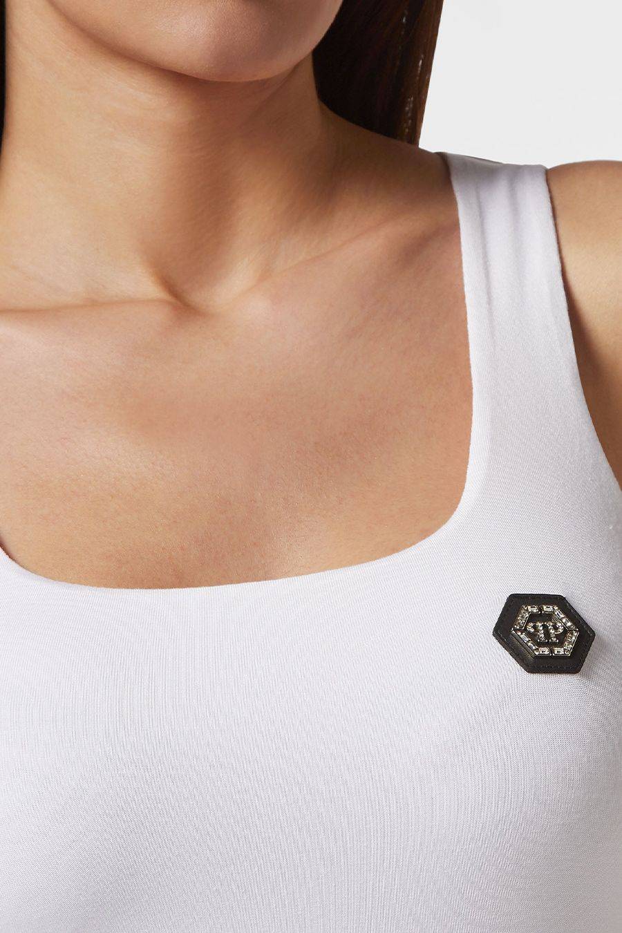 PHILIPP PLEIN  T-Shirt Cotone Bianco Philipp Plein Donna Enormi sconti