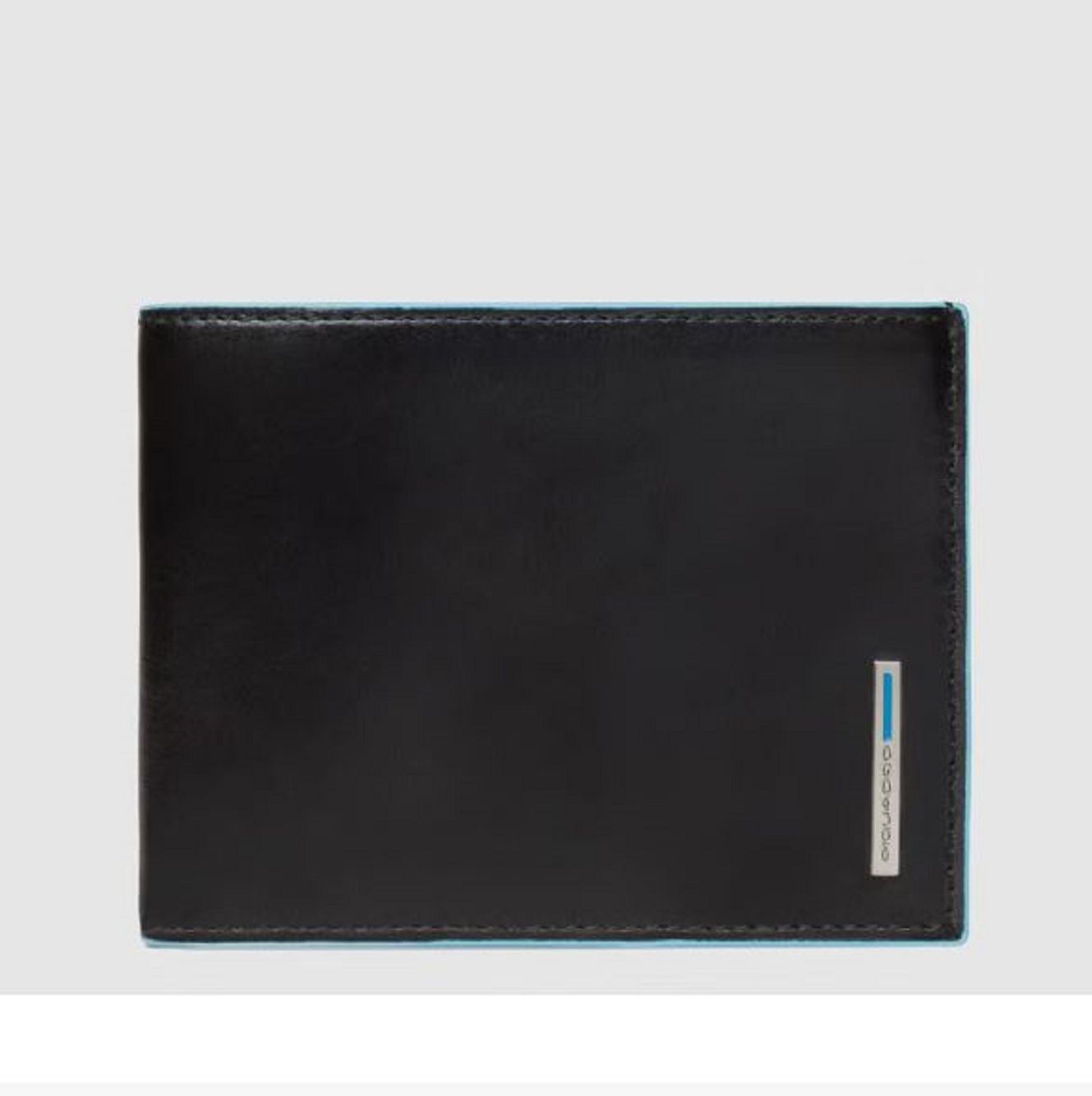 PIQUADRO  Portafoglio Uomo Piquadro Nero in Pelle RFID In Linea