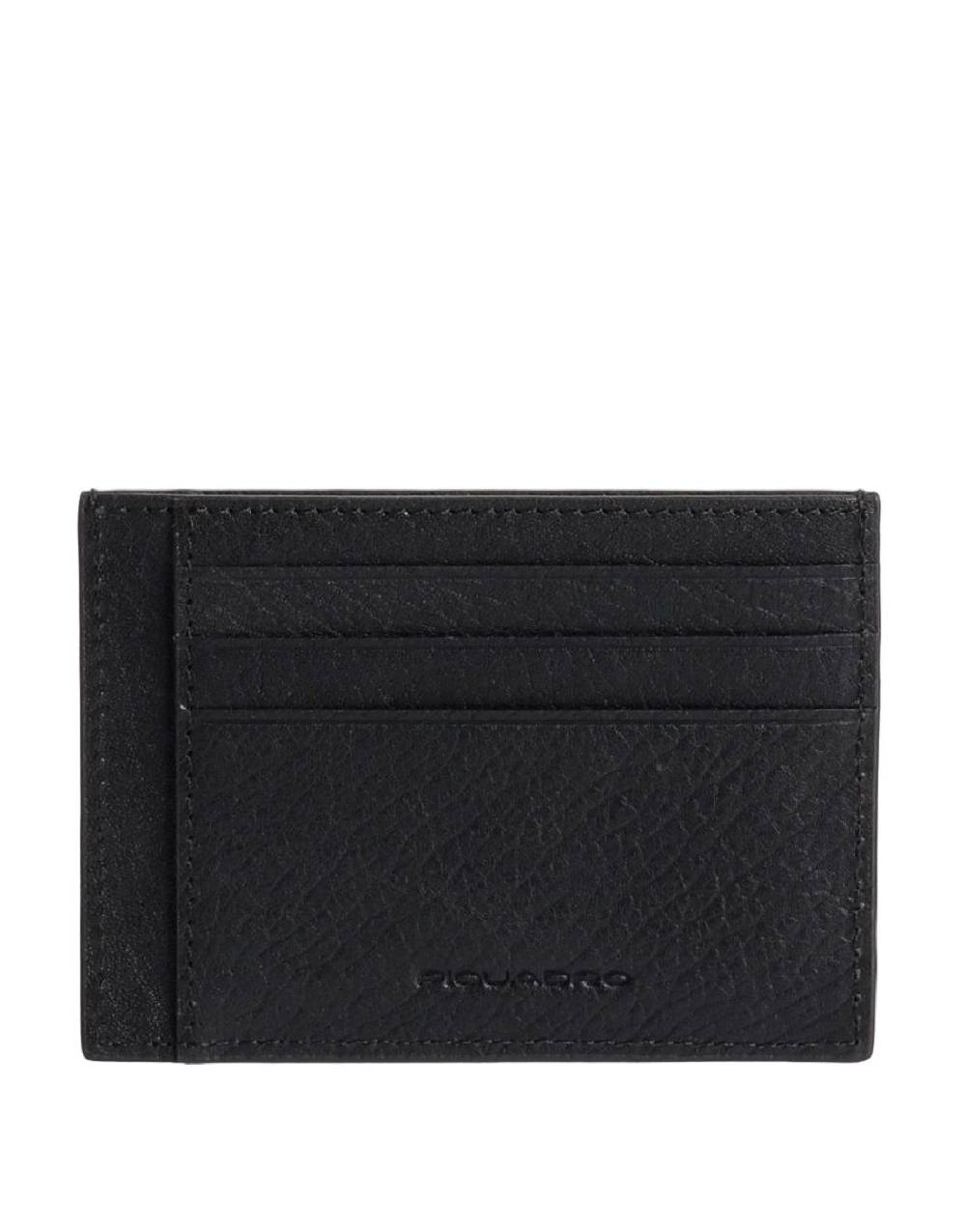 PIQUADRO  Portacarte RFID in Pelle Nera PIQUADRO Acquista Ora
