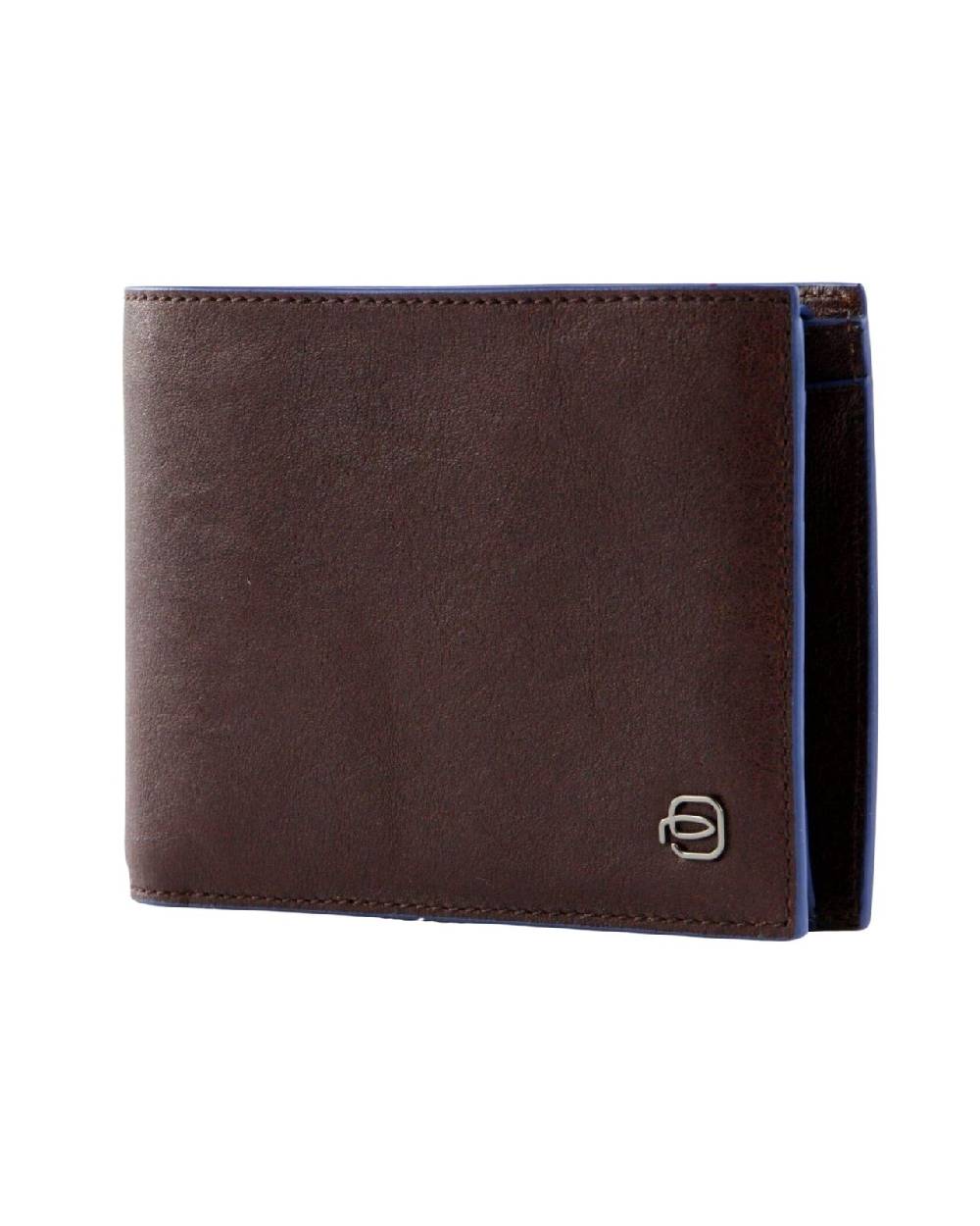 PIQUADRO  Portafoglio Piquadro in Pelle Marrone Scuro Uomo Promozione Limitata