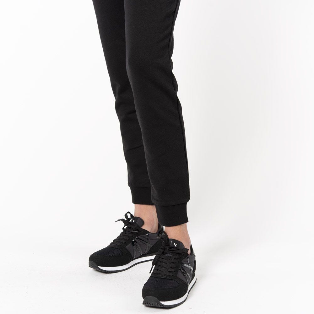 ARMANI EXCHANGE  Pantaloni Neri in Cotone Armani Exchange Donna Shopping Online
