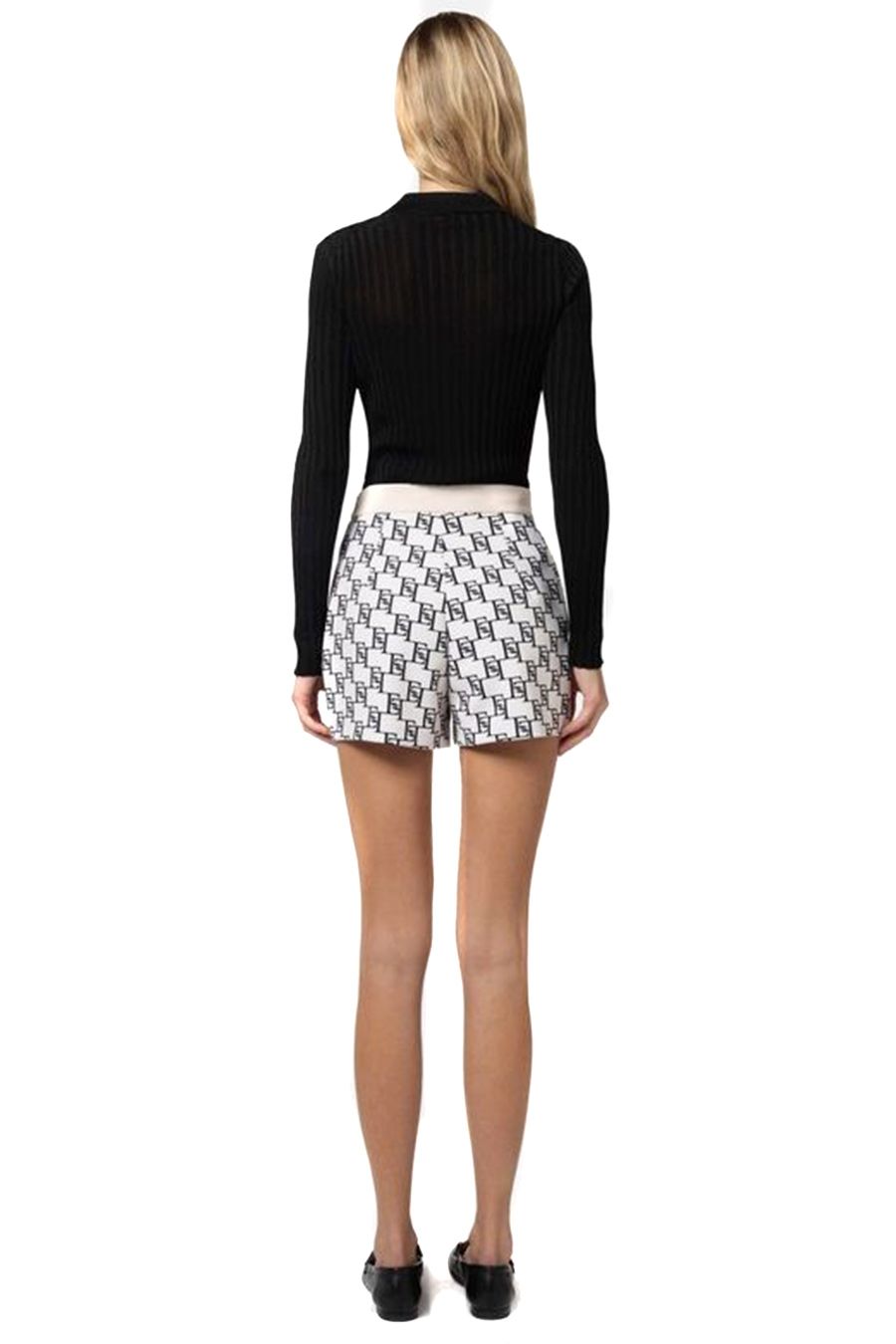 ELISABETTA FRANCHI  Pantaloni Donna Elisabetta Franchi Poliestere Multicolor Affare Del Giorno