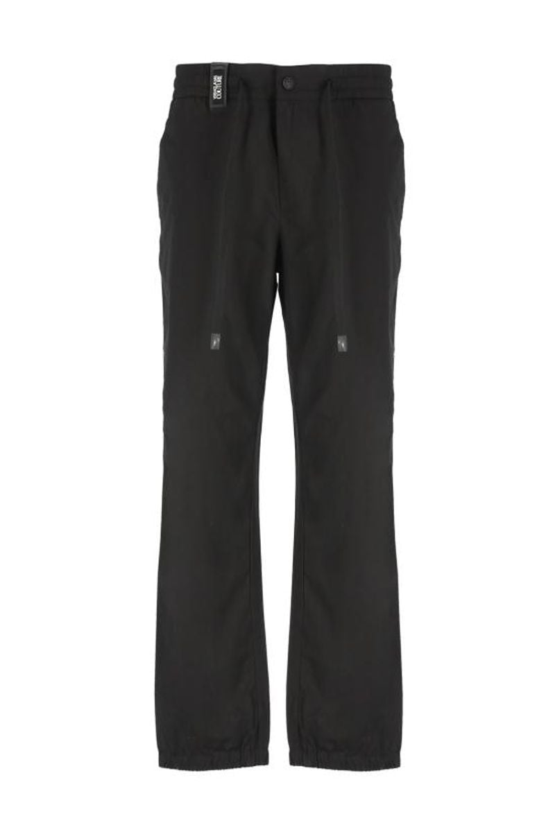 VERSACE JEANS COUTURE Pantaloni Uomo Versace Jeans Couture in Cotone Nero