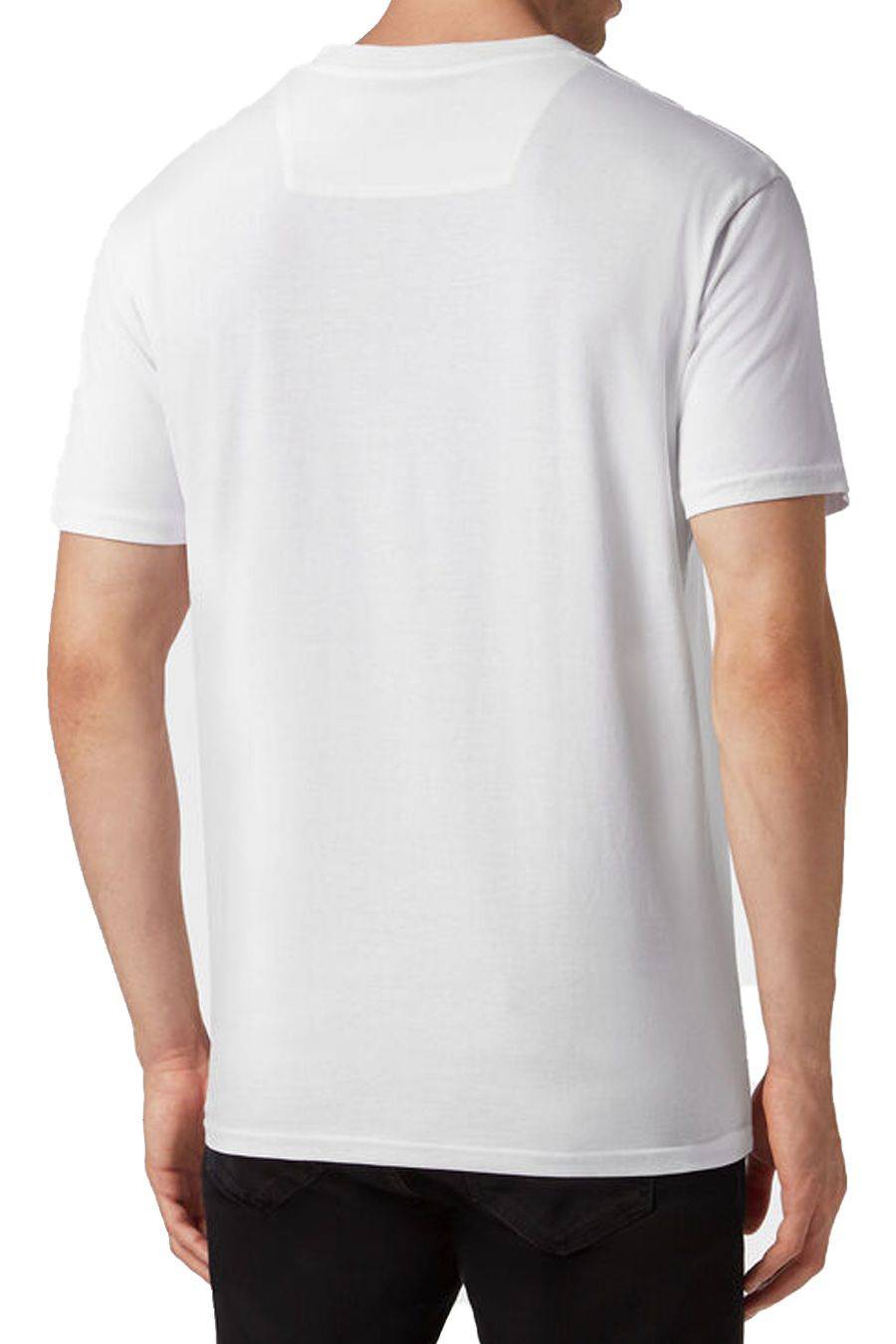 PHILIPP PLEIN  T-Shirt Uomo Philipp Plein Cotone Bianco MTK6842 In Vendita