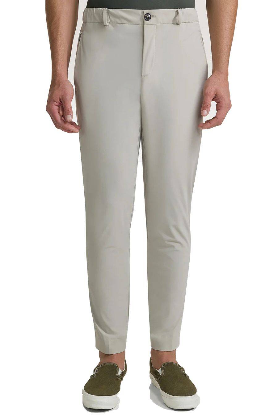 RRD - ROBERTO RICCI DESIGNS  Pantaloni Stretch RRD Bianco Spento da Uomo in Miscela di Poliammide Offerte